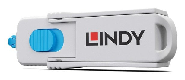 LINDY Hdmi Port Blockers Key Blue - Pack Of 4
