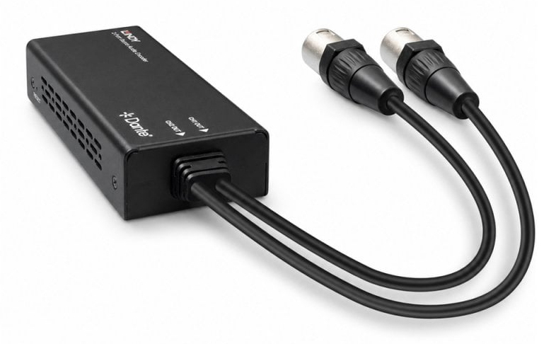 LINDY 2ch Dante To Xlr Decoder