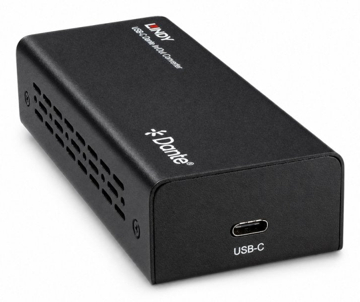 LINDY USB-c Dante In/out Converter