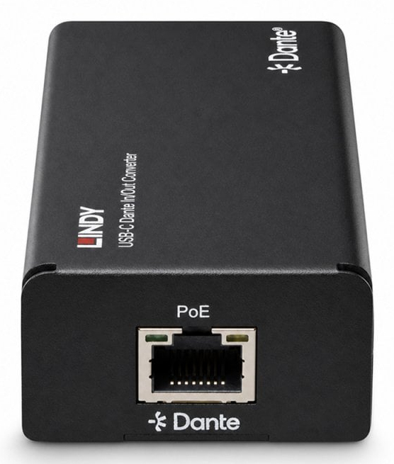 LINDY USB-c Dante In/out Converter