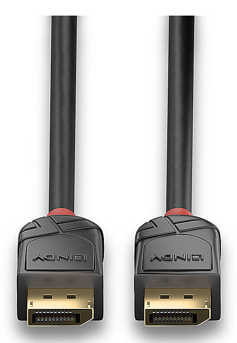 LINDY Cable - Dp -  Dp - 1m 80gbps - Blackline