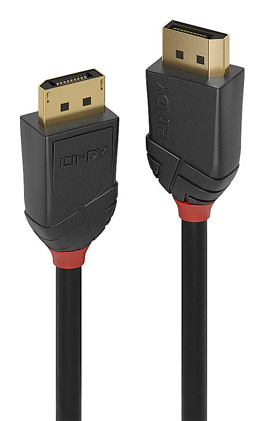 LINDY Cable - Dp -  Dp - 2m 80gbps - Blackline