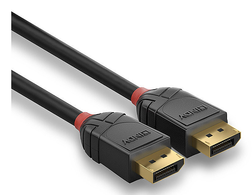 LINDY Cable - Dp -  Dp - 2m 80gbps - Blackline
