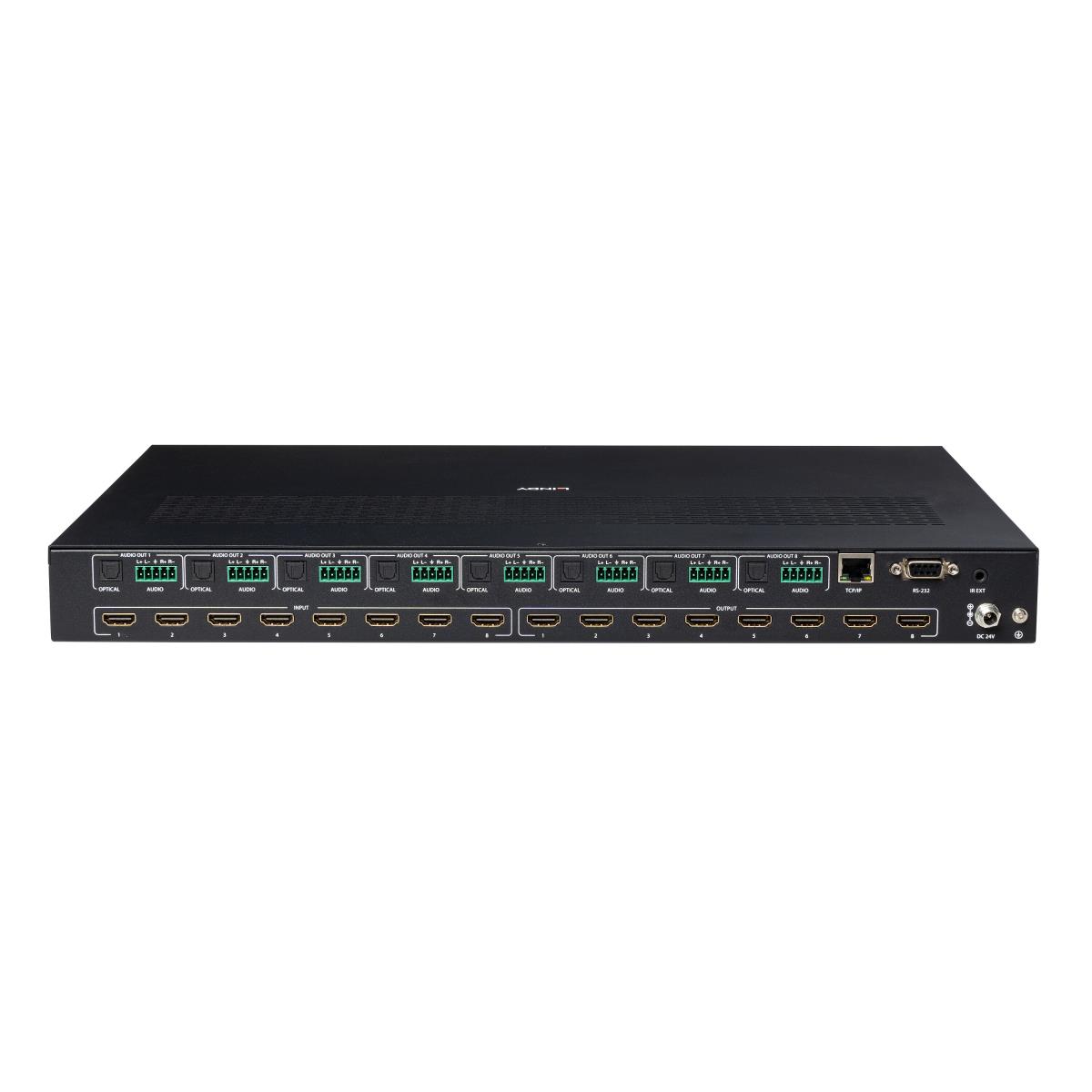 LINDY Hdmi 4k60 Seamless Multi-view Matrix 8x8  With Video Wall
