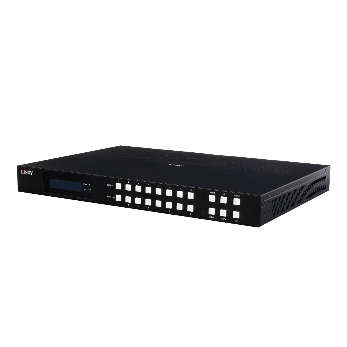 LINDY Hdmi 4k60 Seamless Multi-view Matrix 8x8  With Video Wall