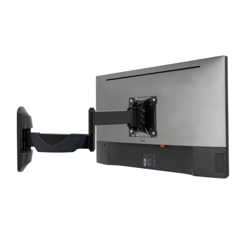 LINDY Tv Adjustable Display Mount - Wall - 1tv - Tilt/swivel/rotate - Upto 26in - Black