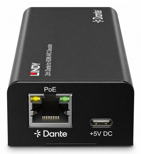 LINDY 2ch Dante To Hdmi Arc Decoder