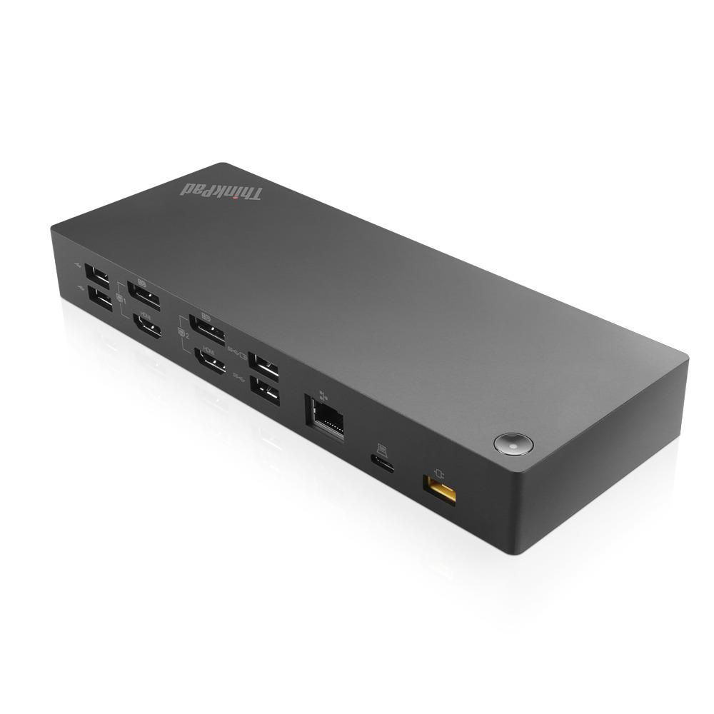 LENOVO Docking Station ThinkPad Hybrid USB-C with USB-A Dock - 3x USB 3.1 / 2x USB 2.0 / USB-C / Gigabit Ethernet / 2x DP / 2x HDMI - UK