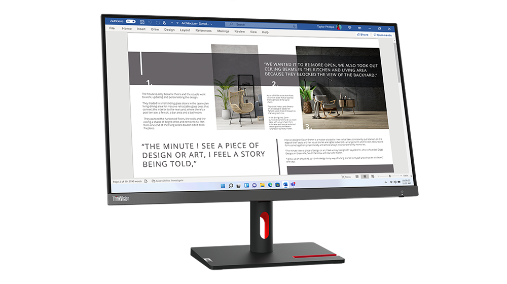 LENOVO Desktop Monitor - ThinkVision S27i-30 - 27in - 1920x1080 (Full HD) - 4ms IPS