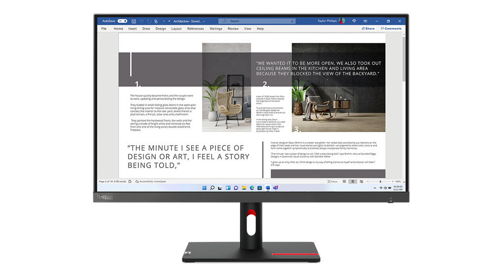 LENOVO Desktop Monitor - ThinkVision S27i-30 - 27in - 1920x1080 (Full HD) - 4ms IPS