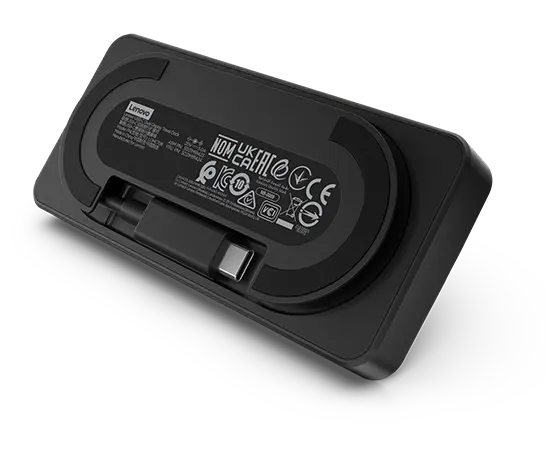 LENOVO USB-C Dual Display Travel Dock - HDMI 2.1 /  DP 1.4 / USB-A / 2x USB-C 10 Gbps / GbE  - 65W USB Power Delivery - with power adapter UK