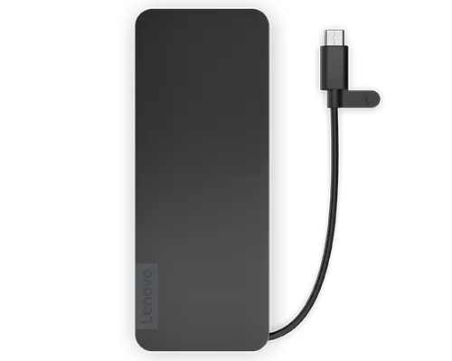 LENOVO USB-C Slim Travel Dock - HDMI 2.1 /  2x USB-A / 2x USB-C 3.2 Gen 2 / 65W USB passthrough - without power adapter