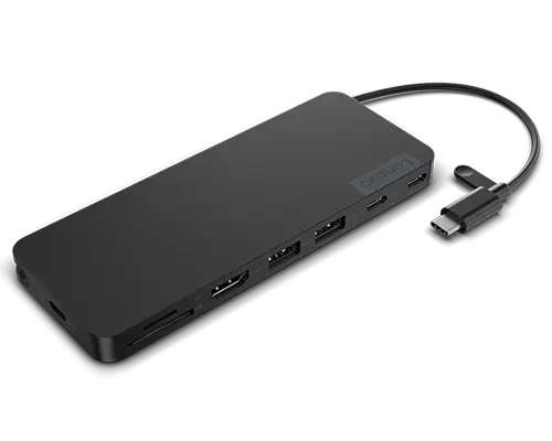 LENOVO USB-C Slim Travel Dock - HDMI 2.1 /  2x USB-A / 2x USB-C 3.2 Gen 2 / 65W USB passthrough - without power adapter