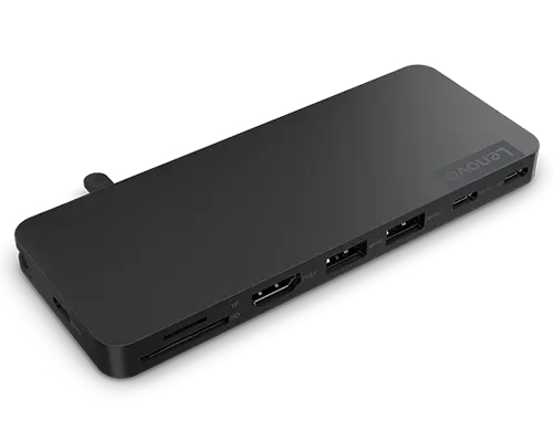 LENOVO USB-C Slim Travel Dock - HDMI 2.1 /  2x USB-A / 2x USB-C 3.2 Gen 2 / 65W USB passthrough - without power adapter