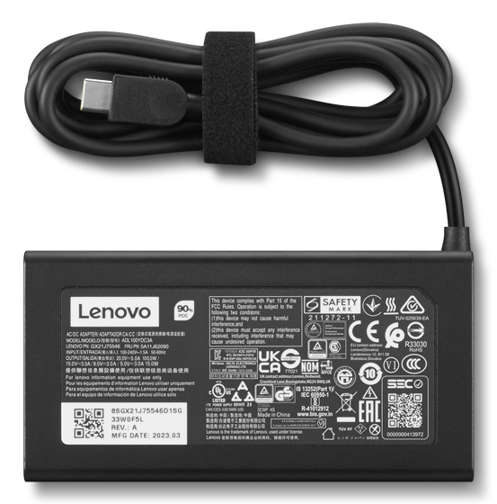 LENOVO AC Adapter 100W  (USB Type-C) - UK/Hong Kong/Malta/Mynamar/Singapore