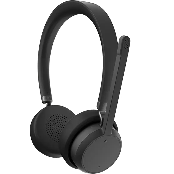 LENOVO Wireless Stereo Headset - Stereo - Bluetooth 5.3 - Black - USB-C to USB-C cable