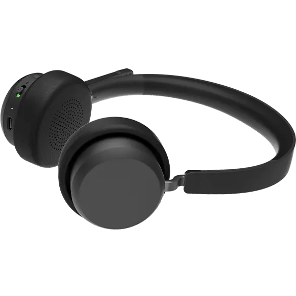 LENOVO Wireless Stereo Headset - Stereo - Bluetooth 5.3 - Black - USB-C to USB-C cable