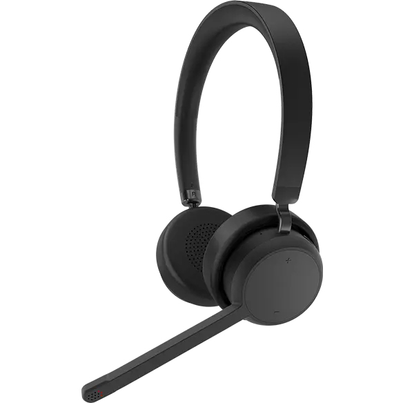 LENOVO Wireless Stereo Headset - Stereo - Bluetooth 5.3 - Black - USB-C to USB-C cable
