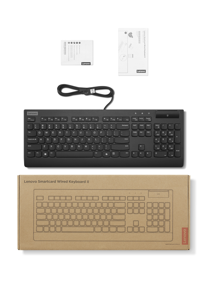 LENOVO Smartcard Wired keyboard II - Qwerty UK