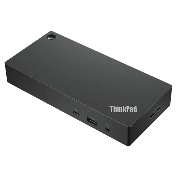 LENOVO ThinkPad Universal USB-C Dock w/ Power Adapter - USB-C / 3x USB 3.2 Gen 2 / 2x USB 2.0 / Audio Jack / 2x DP / HDMI / GbE - 135W Power Delivery - UK