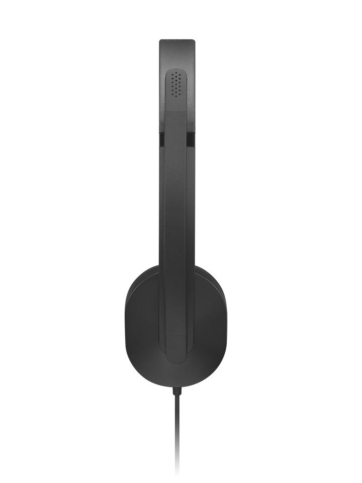 LENOVO Wired VoIP Headset 5000 - Stereo - USB-C/A - Black