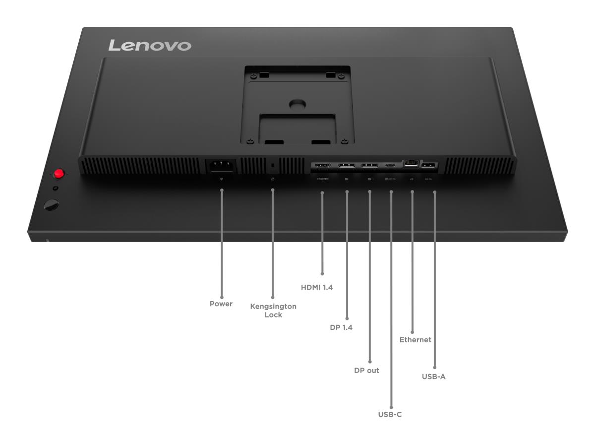 LENOVO Desktop Monitor - T24D-40 - 24in - 1920x1080 (Full HD) - 6ms IPS 120Hz