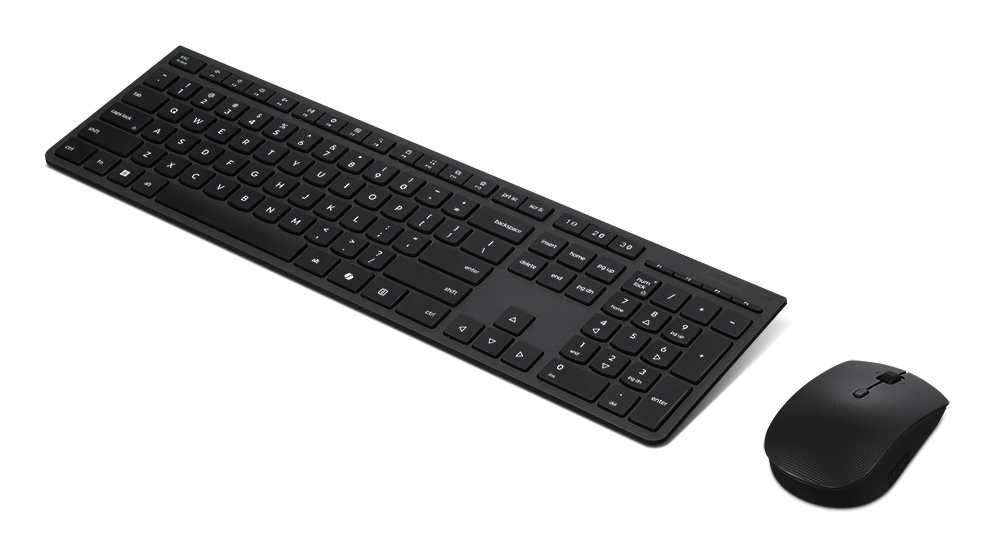 LENOVO Professional Wireless Rechargeable Combo Keyboard and Mouse - French