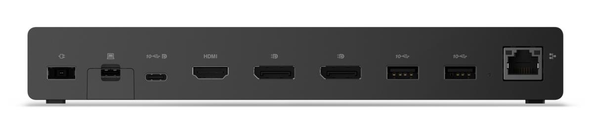 LENOVO ThinkPad USB4 Dock 5000 - 4x USB-A 3.2 Gen 2 / 2x USB-C 3.2 Gen 2 / HDMI / 2x DP / RJ45 - 100W USB Power Delivery - UK