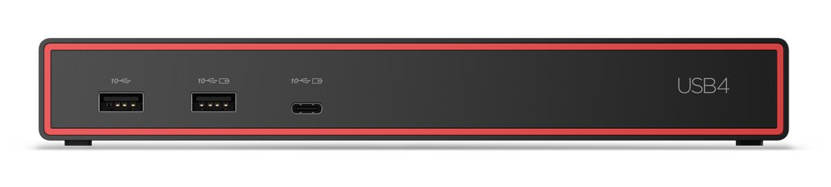 LENOVO ThinkPad USB4 Dock 5000 - 4x USB-A 3.2 Gen 2 / 2x USB-C 3.2 Gen 2 / HDMI / 2x DP / RJ45 - 100W USB Power Delivery - UK