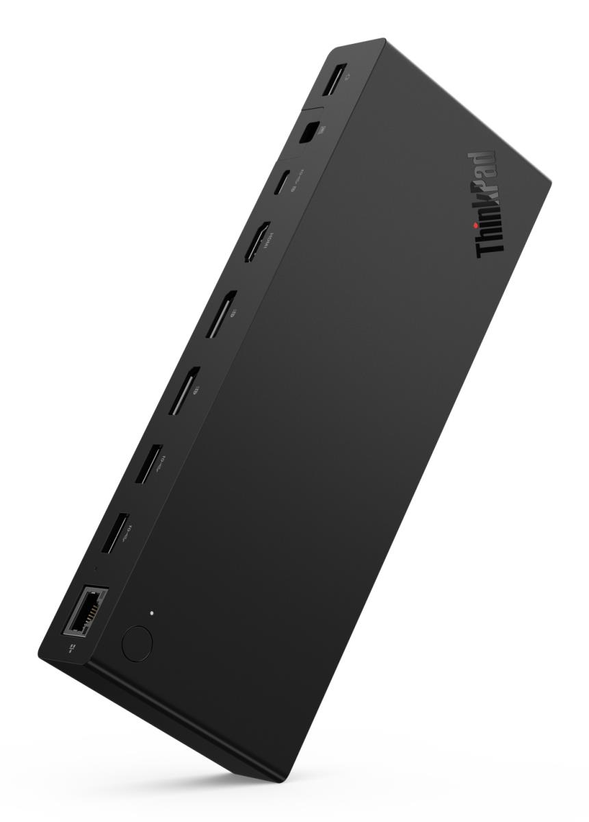 LENOVO ThinkPad USB4 Dock 5000 - 4x USB-A 3.2 Gen 2 / 2x USB-C 3.2 Gen 2 / HDMI / 2x DP / RJ45 - 100W USB Power Delivery - UK