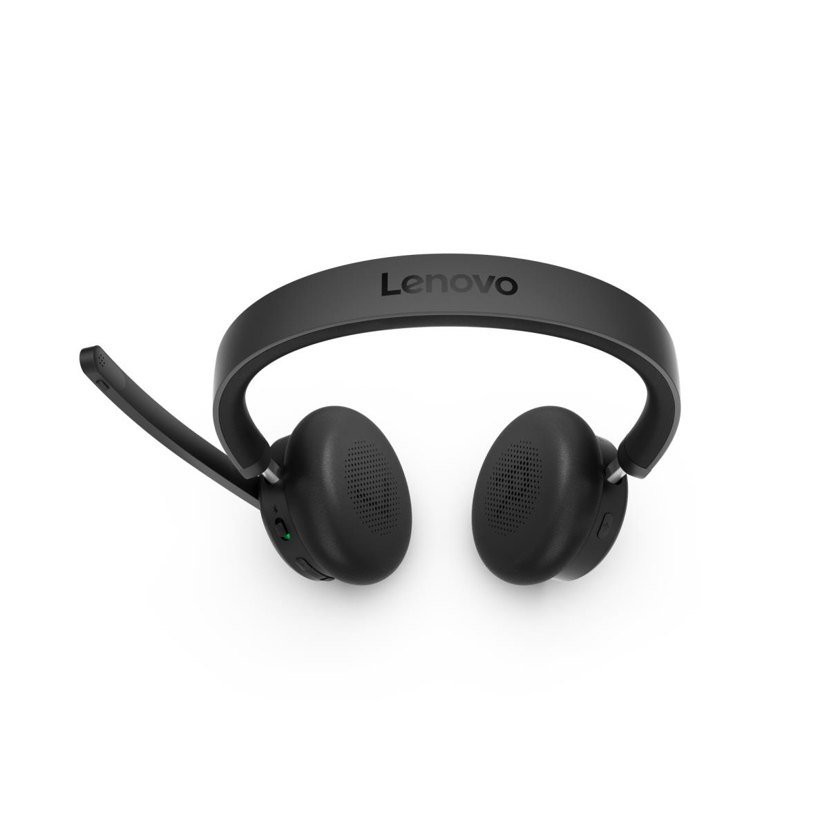 LENOVO Dual-Mode Wireless ANC Headset 6550 - Stereo - Bluetooth 5.3 - Black - USB-A Teams
