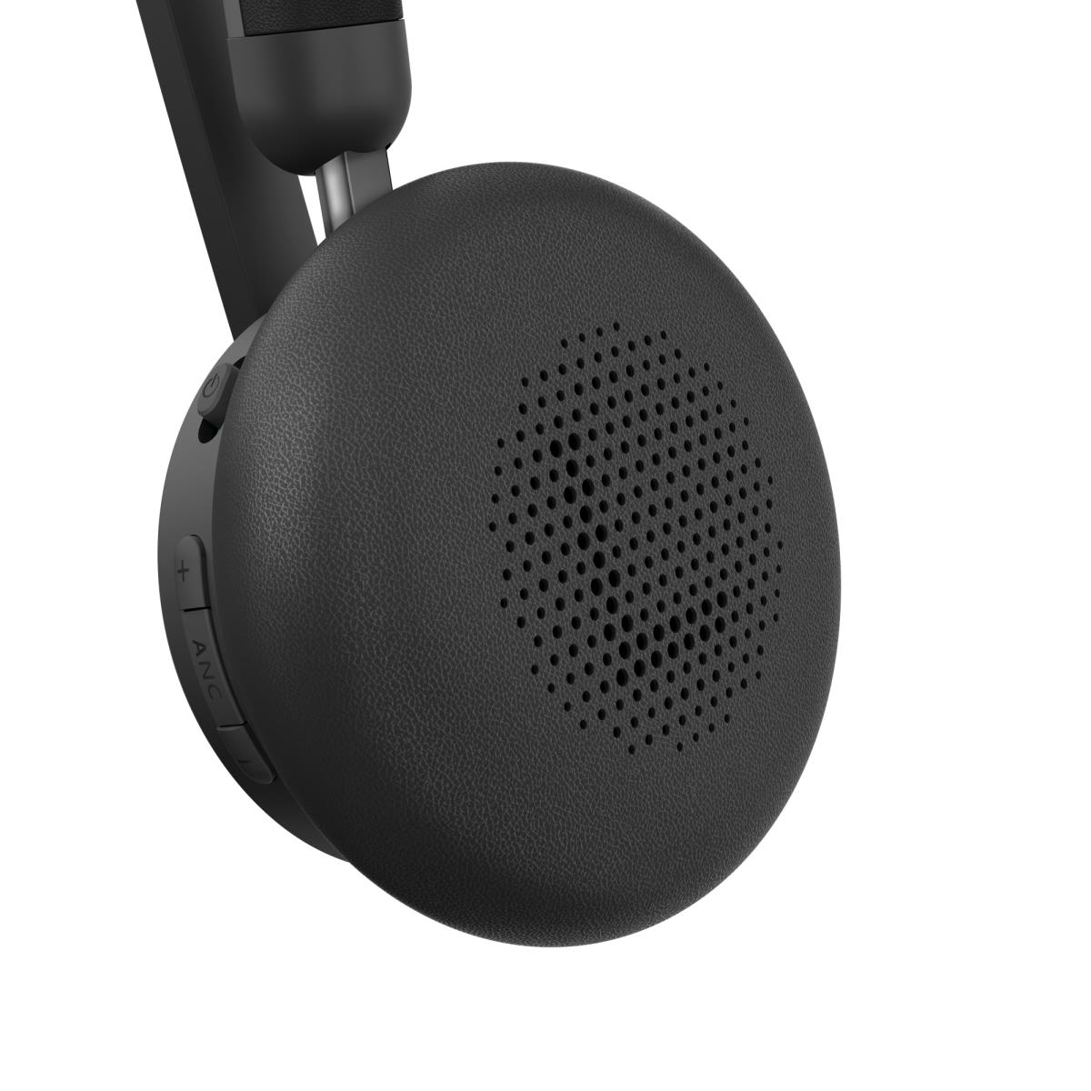 LENOVO Dual-Mode Wireless ANC Headset 6550 - Stereo - Bluetooth 5.3 - Black - USB-A Teams