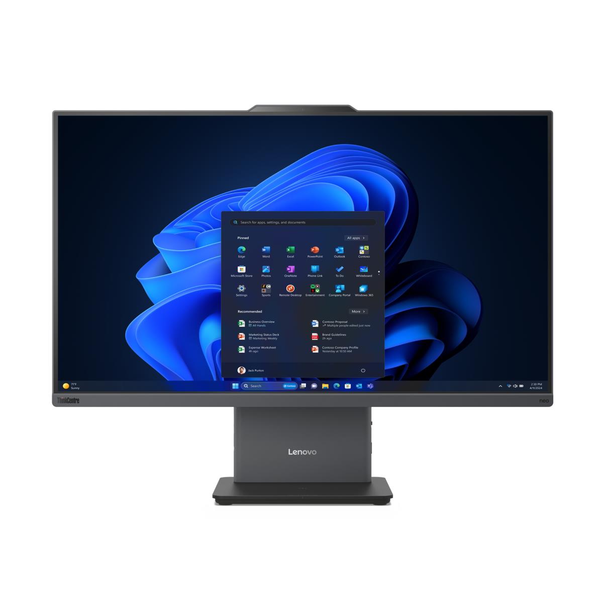 LENOVO ThinkCentre neo 50a 27 Gen 5 - 27in - Core 5 210H - 16GB Ram - 512GB SSD - Win11 Pro - 1Y Onsite - Qwerty UK