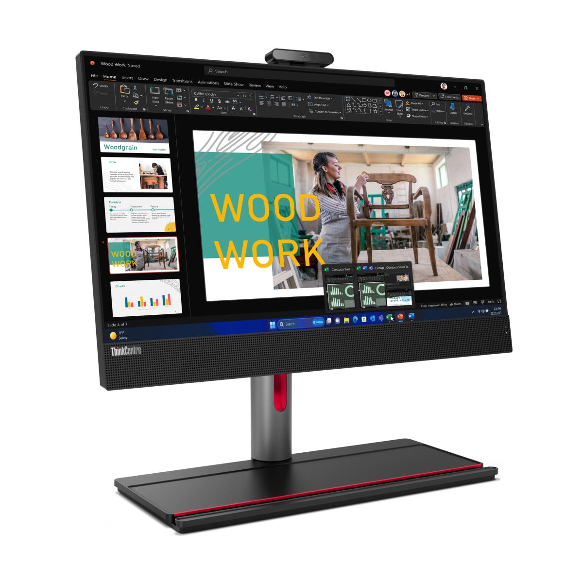 LENOVO ThinkCentre M90a Gen 5 - 24in - i5 14500 - 16GB Ram - 512GB SSD - Win11 Pro - 1Y Premier - Qwerty UK