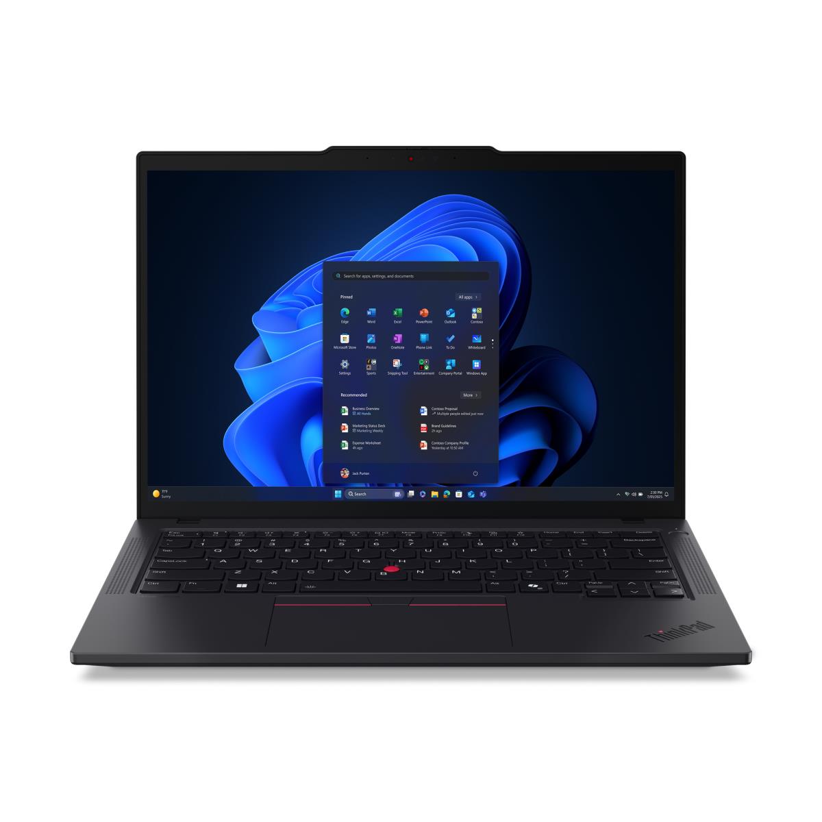 LENOVO ThinkPad T14 Gen 6 (Intel) - 14In - Ultra 5 226V - 16GB Ram - 512GB SSD - Win11 Pro - 1Y Premier - Qwerty UK