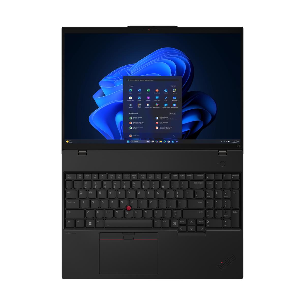 LENOVO ThinkPad L16 Gen 2 (Intel) - 16in - Core Ultra 5 225U - 16GB Ram - 512GB SSD - Win11 Pro - 1Y Premier - Qwerty UK