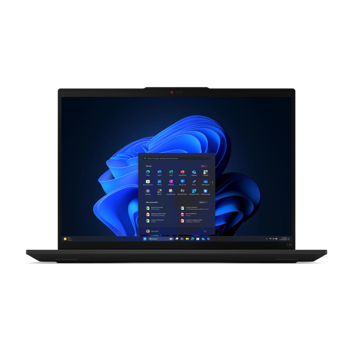 LENOVO ThinkPad L16 Gen 2 (AMD) - 16in - Ryzen 5 PRO 215 - 16GB Ram - 512GB SSD - Win11 Pro - 1Y Premier - Qwerty UK