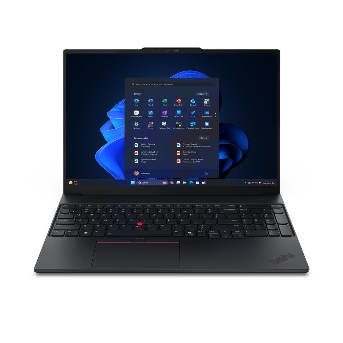 LENOVO ThinkPad E16 Gen 3 (AMD) - 16in - Ryzen 5 220 - 16GB Ram - 512GB SSD - Win11 Pro - 1Y Premier - Qwerty UK