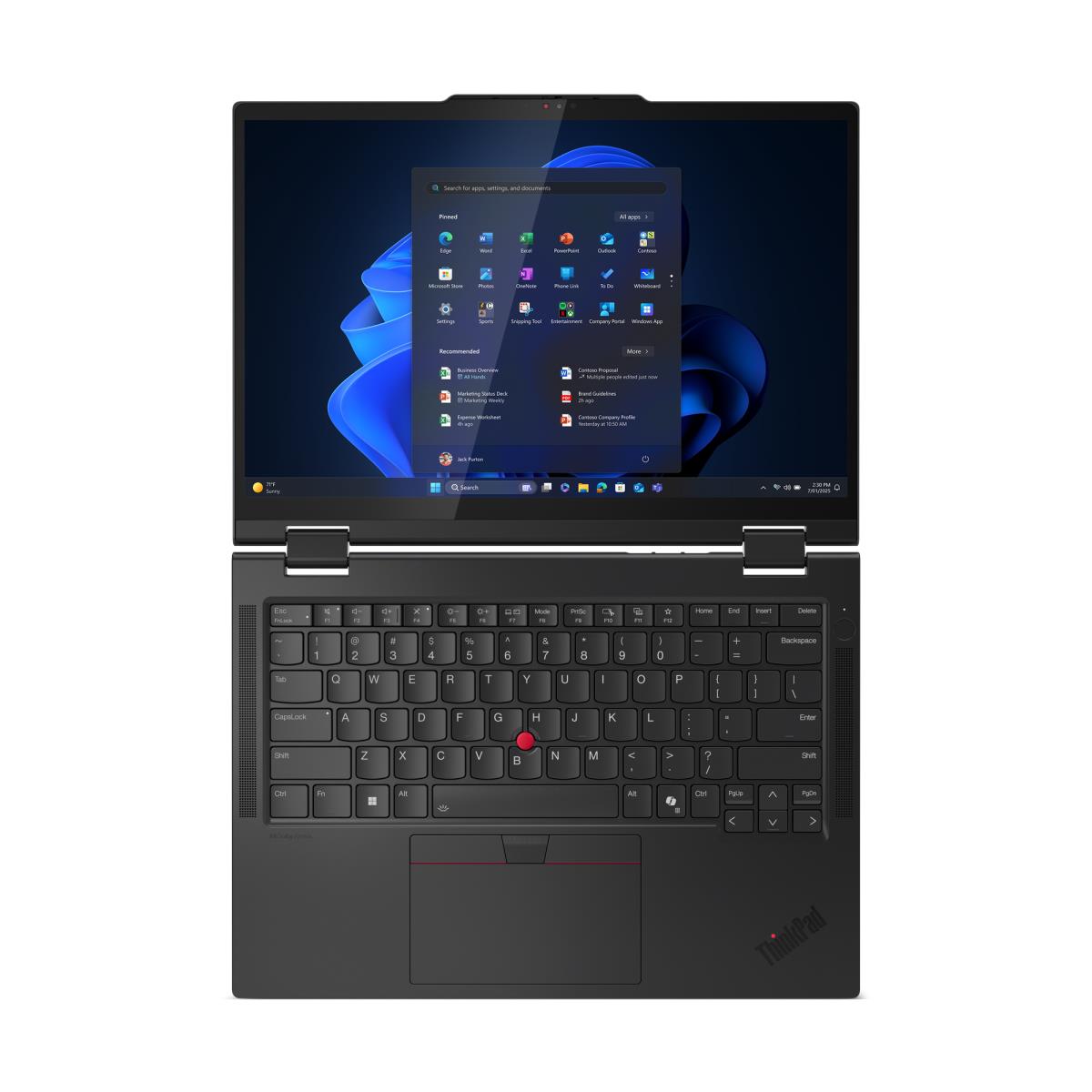LENOVO ThinkPad T14s 2-in-1 Gen 1 - 14in touch - Core Ultra 7 255U - 16GB Ram - 512GB SSD - Win11 Pro - 1Y Premier - Qwerty UK