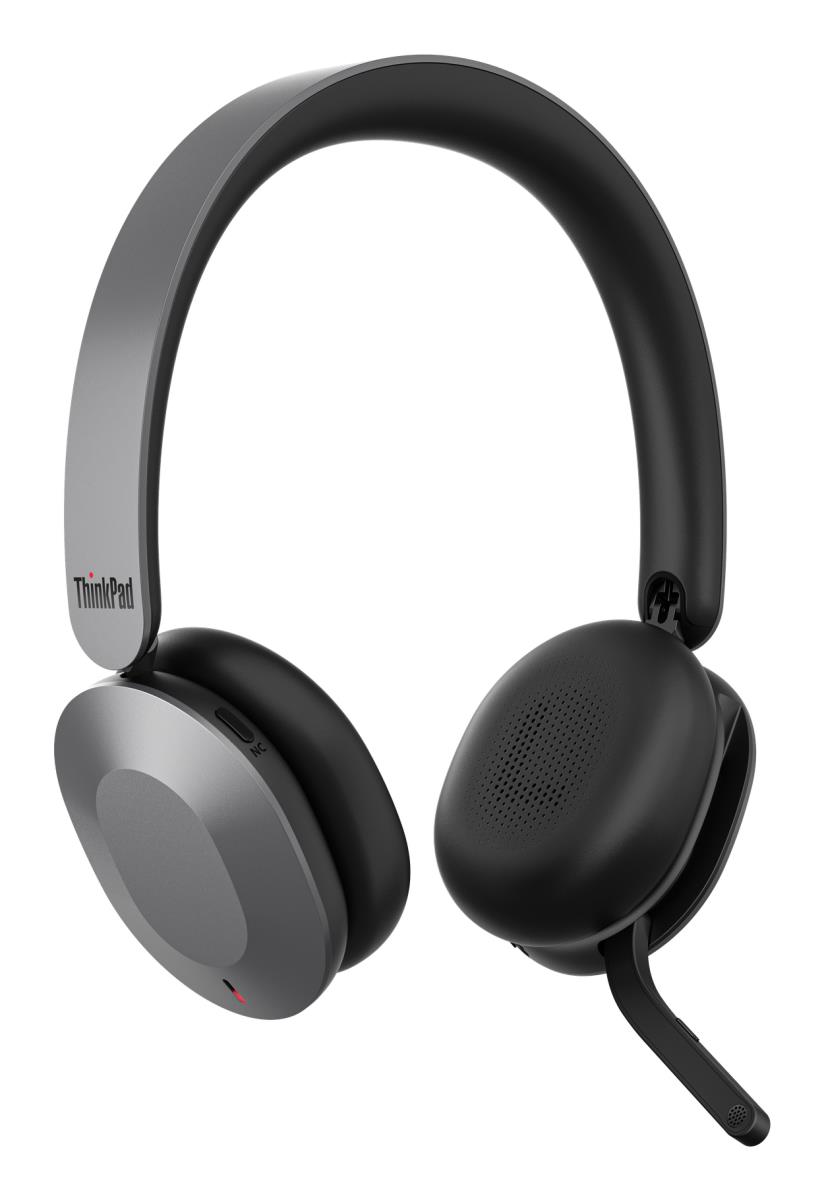 LENOVO ThinkPad Dual-Mode Wireless ANC Foldable Headset 8550 - Stereo - Bluetooth - Black - USB-C Aura Edition Teams