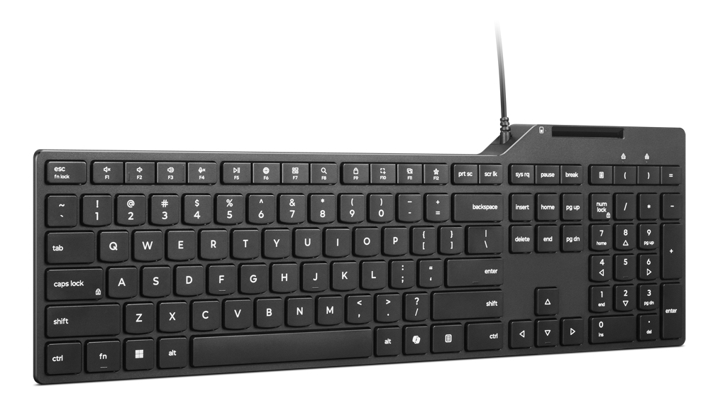 LENOVO USB-A Wired Smartcard Keyboard 5000 - Qwerty UK