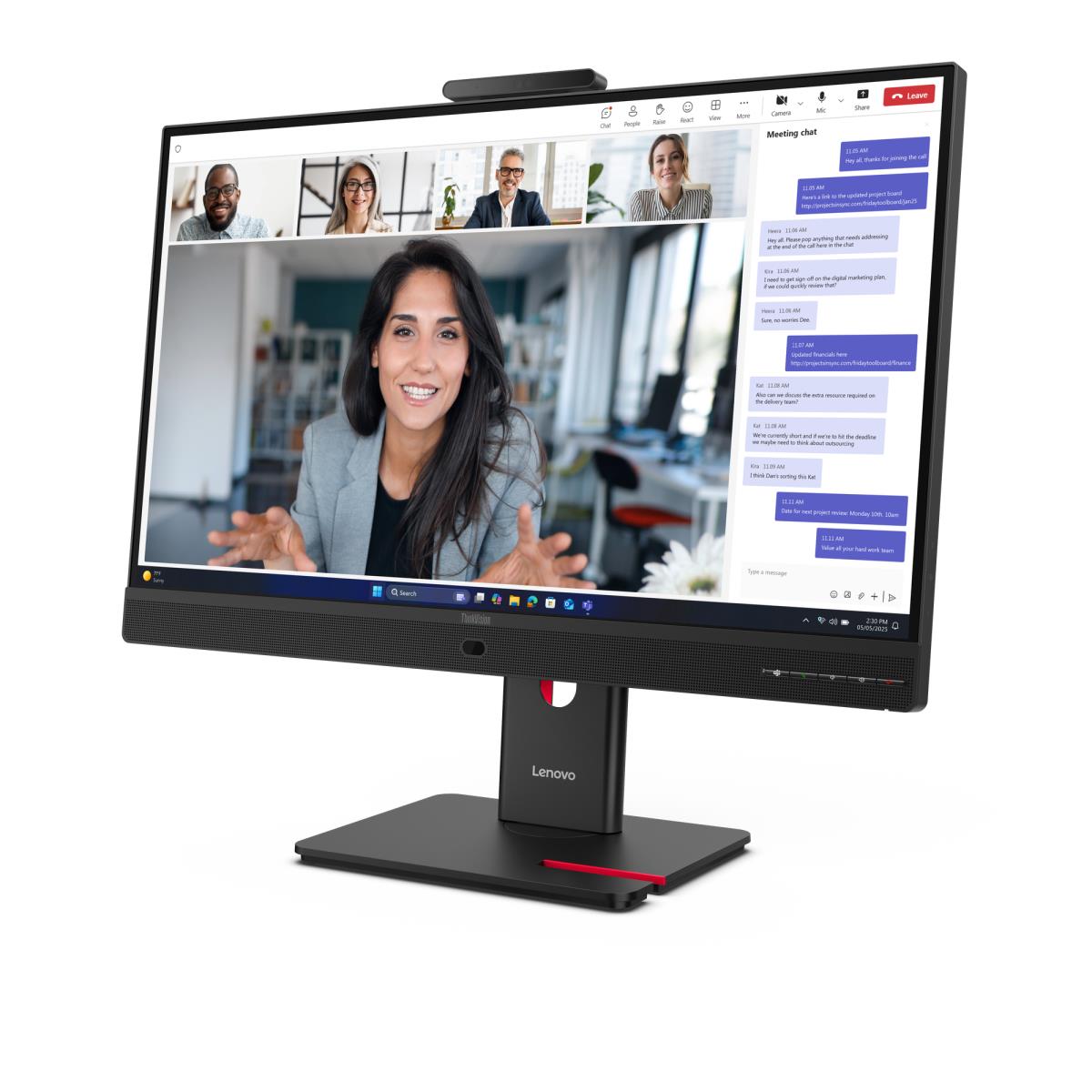 LENOVO Desktop Monitor - ThinkVision T24-4v - 24in- 1920x1080 (Full HD) - IPS