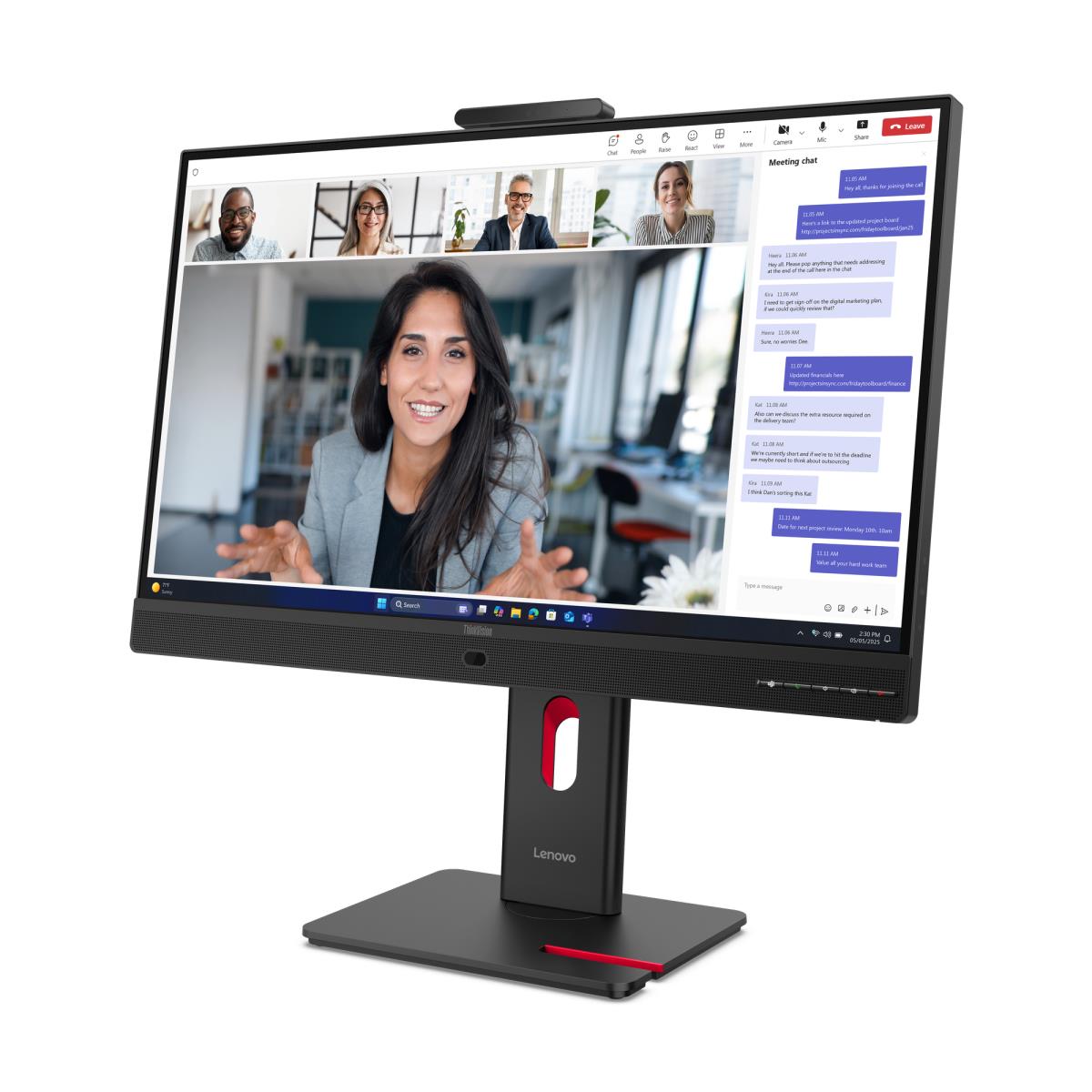 LENOVO Desktop Monitor - ThinkVision T24-4v - 24in- 1920x1080 (Full HD) - IPS