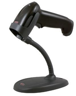 HONEYWELL Barcode Scanner Voyager 1250g USB Kit - Includes Black Scanner 1250g & USB Type A Coiled Cable 3m & Flex Neck Presentation Stand & Documentation