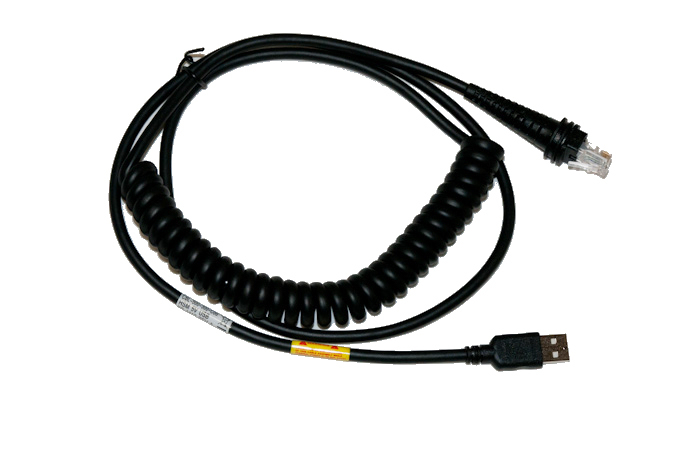 HONEYWELL USB Cable Black Type A 3m Coiled 5v Host Power