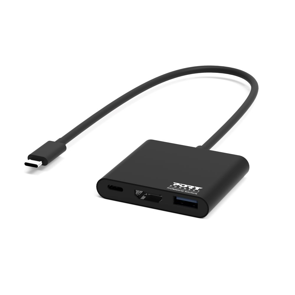 PORT DESIGNS Mini Docking Station USB-c - USB-c / USB-a / Hmdi  - 60w Power delivery
