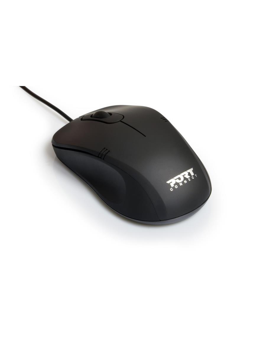 PORT DESIGNS Optical USB Mouse Pro - 1000dpi