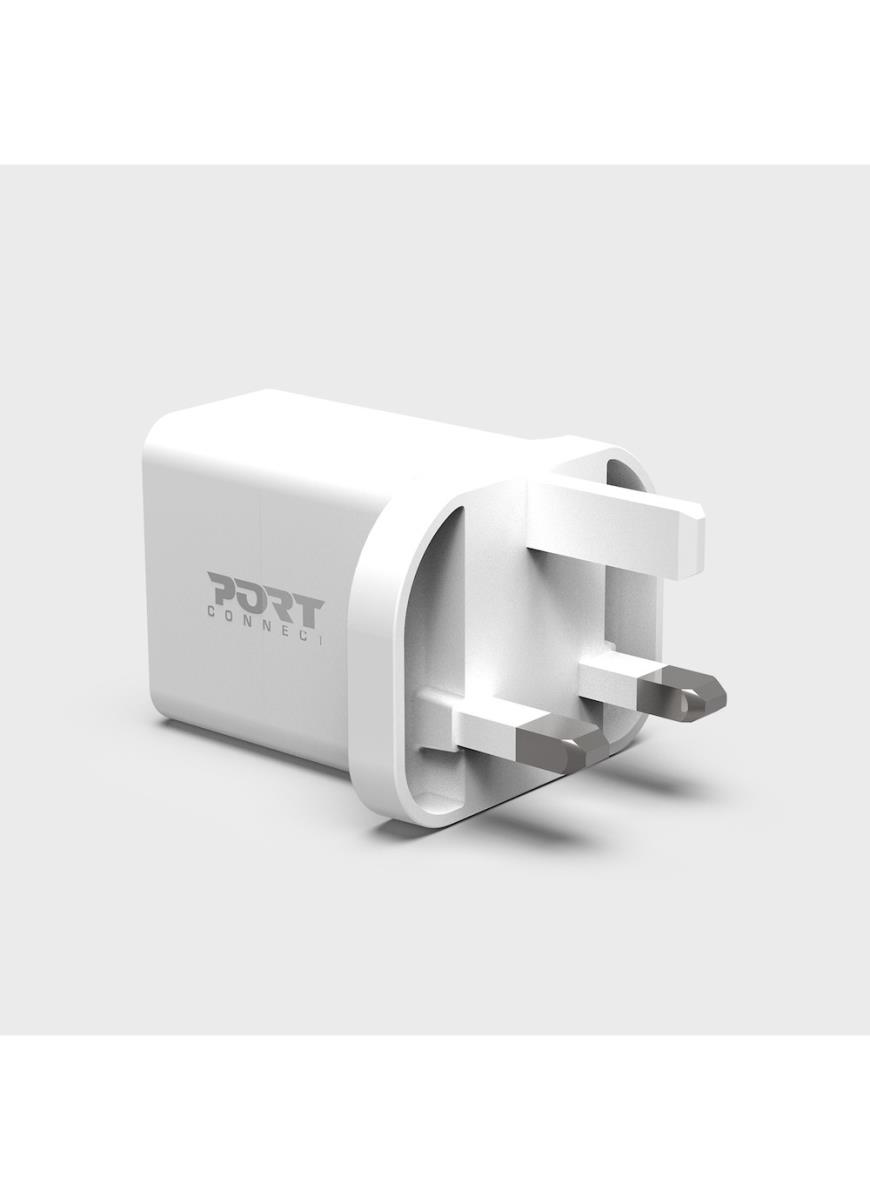 PORT DESIGNS Wall Charger Type C PD 20w UK