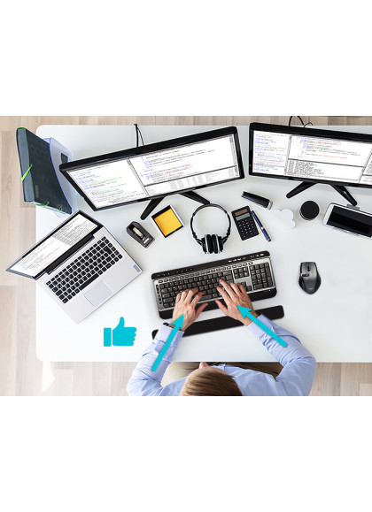 PORT DESIGNS Keyboard Pad Ergonomic Gel