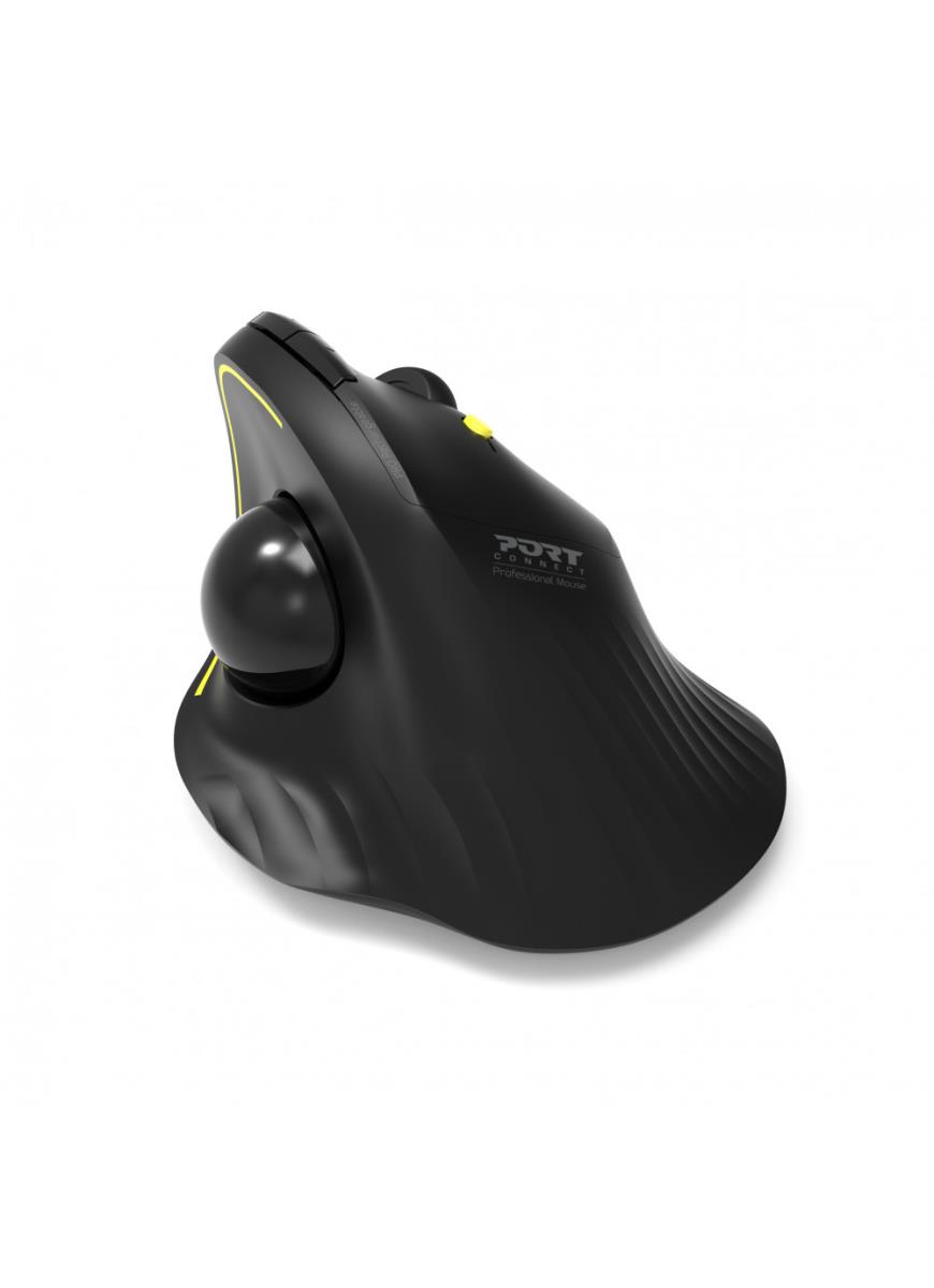 PORT DESIGNS Mouse Ergonomic Rechargeable Bluetooth Track Ball